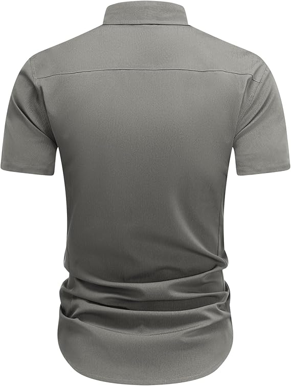 Men's Short Sleeve Button-Down Shirt