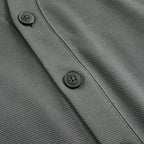 Men's Knitted V-Neck Button Vest