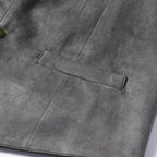 Men's Faux Suede Sleeveless Vest