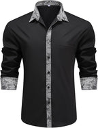 Men's Long Sleeve Contrast Shirt