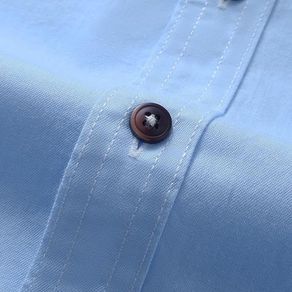 Men's Long Sleeve Cotton Denim Shirt