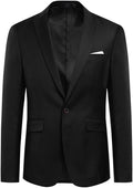 Men's Slim Fit One-Button Blazer