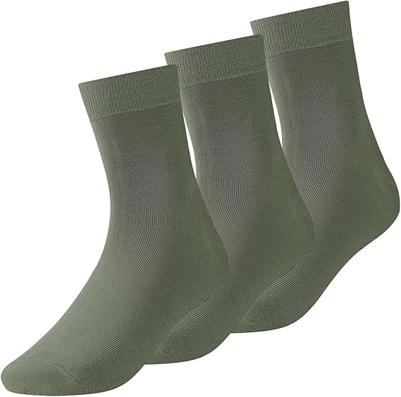 Men's Cotton Crew Socks (3 or 5 Pairs)