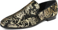 Men's Embroidered Loafer Shoes