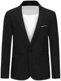 Men's Stretch Cotton Blazer – Slim Fit Sport Jacket
