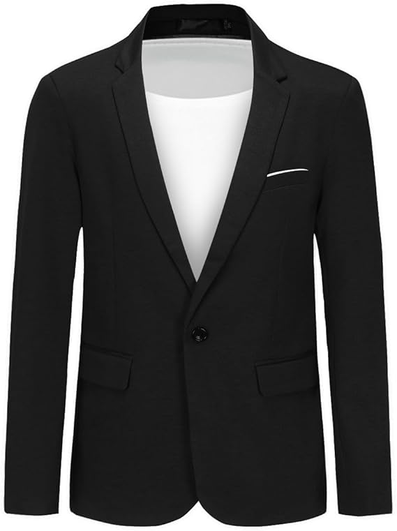 Men's Stretch Cotton Blazer – Slim Fit Sport Jacket