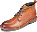 Men's Leather Lace-Up Ankle Boots