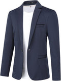 Men's Stretch Blazer Slim Fit Suit Jacket
