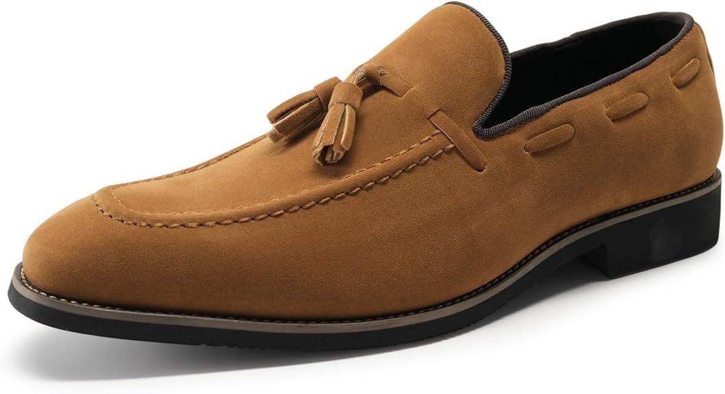 Men's Faux Leather Loafer Moccasin Shoes