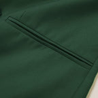 Men's Double Breasted Suit Vest with Scoop Neck