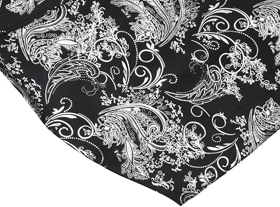 Men's Jacquard Long Sleeve Shirt - Paisley Pattern