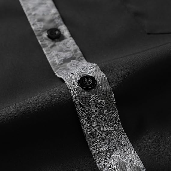 Men's Long Sleeve Contrast Shirt