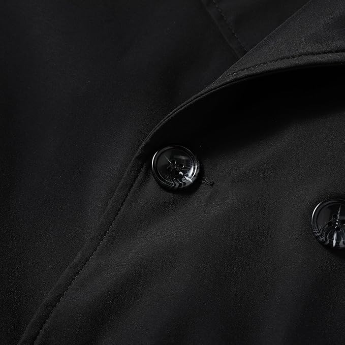 Men's Double Breasted Trench Coat