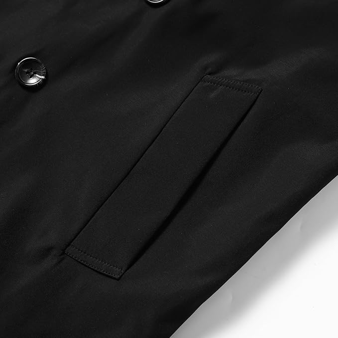 Men's Double Breasted Trench Coat