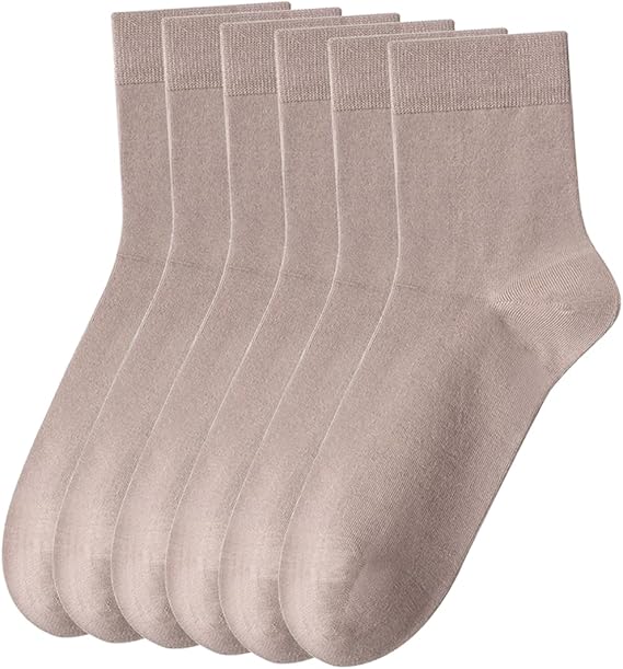 Men's Cotton Crew Socks (3 or 5 Pairs)