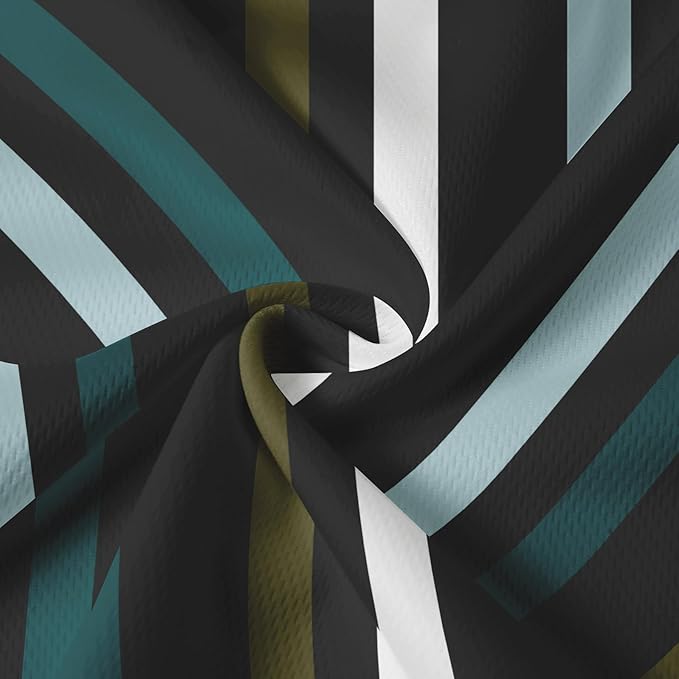 Men's Long Sleeve Striped Polo Shirt