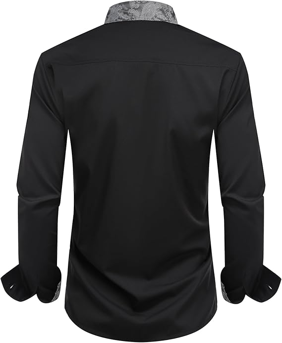 Men's Long Sleeve Contrast Shirt