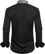 Men's Long Sleeve Contrast Shirt