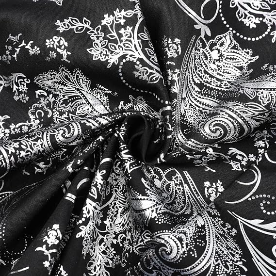 Men's Jacquard Long Sleeve Shirt - Paisley Pattern