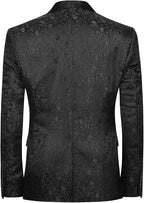 Men's Slim Fit Jacquard Blazer