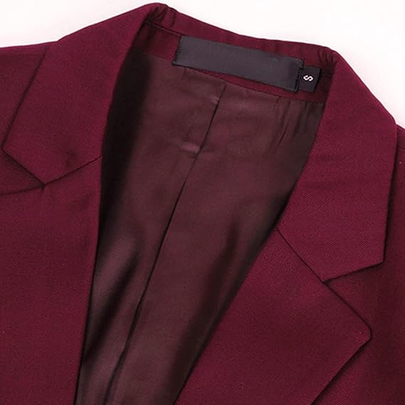Men's Slim Fit One-Button Suit Jacket