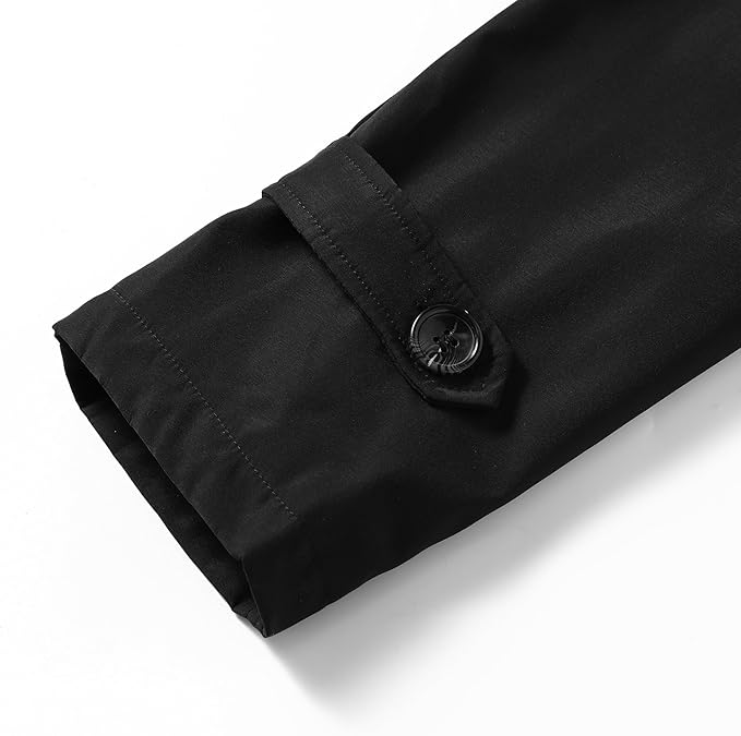Men's Double Breasted Trench Coat