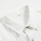 Men's Short Sleeve Stretch Shirt with Chest Pocket