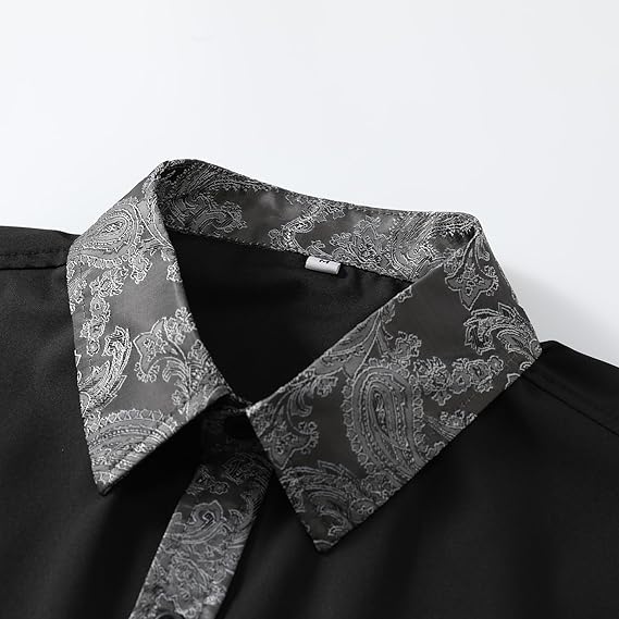 Men's Long Sleeve Contrast Shirt