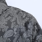 Men's Paisley Long Sleeve Embroidered Shirt