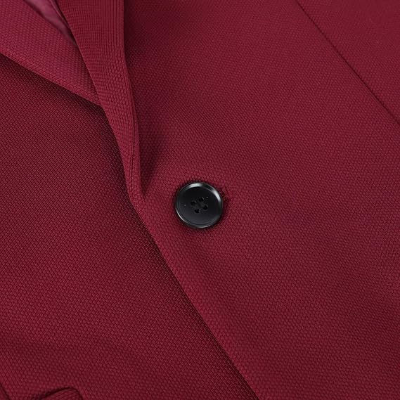 Men's Stretch Blazer Slim Fit Suit Jacket
