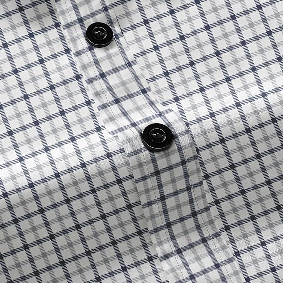 Men's Long Sleeve Casual Shirt – Plaid & Stripe Patterns