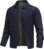 Men's Lightweight Zip-Up Bomber Jacket