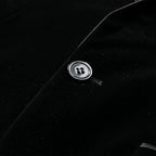 Men's Velvet Blazer Regular Fit Tuxedo Jacket
