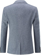 Men's Tweed Striped Blazer