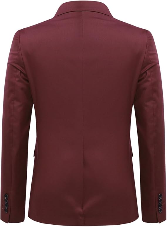 Men's Slim Fit One-Button Blazer