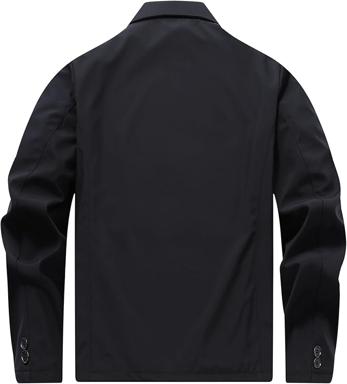 Men's Lightweight Button Placket Jacket