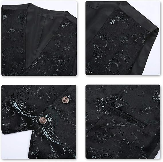 Men's Jacquard Suit Vest