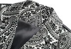Men's Gothic Steampunk Suit Vest – Western Waistcoat with Paisley Print