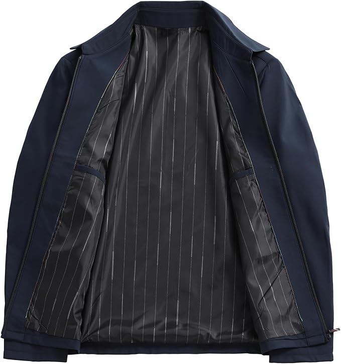 Men's Lightweight Zip-Up Bomber Jacket