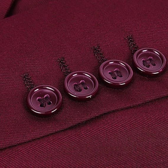 Men's Slim Fit One-Button Suit Jacket