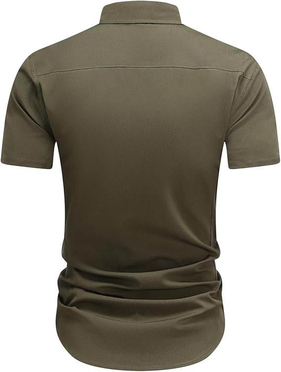Men's Short Sleeve Button-Down Shirt
