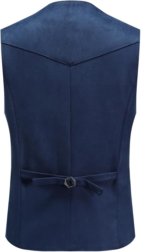 Men's Faux Suede Sleeveless Vest