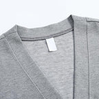 Men's Knitted V-Neck Button Vest