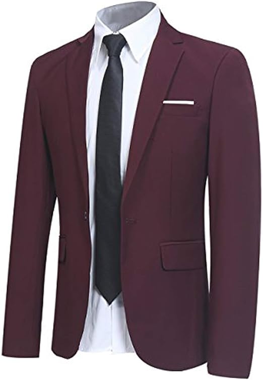 Men's Slim Fit Blazer Suit Jacket