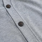 Men's Knitted V-Neck Button Vest