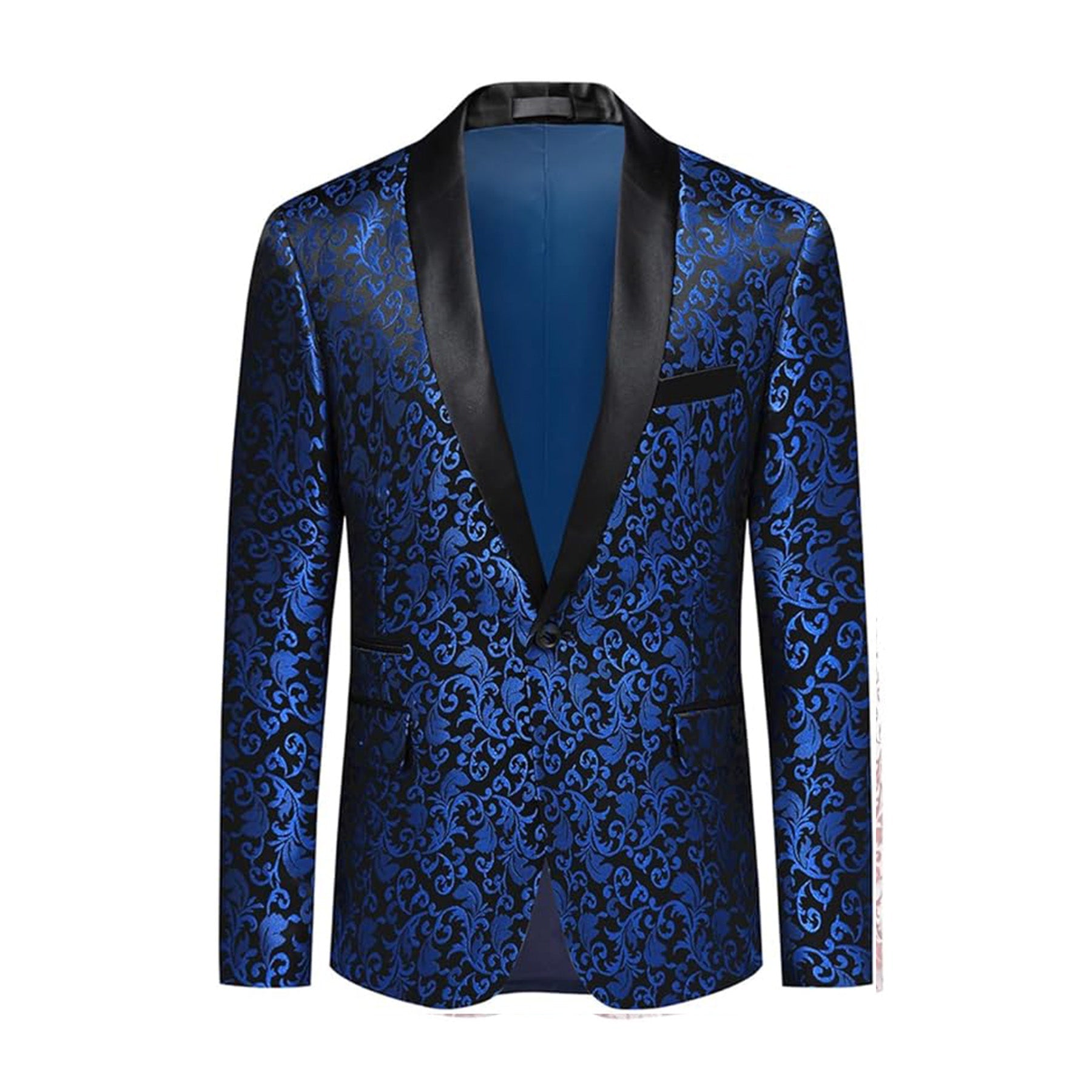 Men's Slim Fit Jacquard Blazer