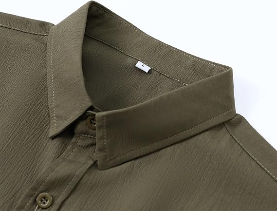 Men's Short Sleeve Button-Down Shirt