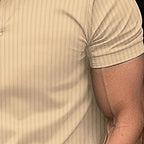Men's Short Sleeve Polo Shirt with Button Placket