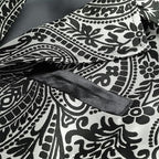 Men's Gothic Steampunk Suit Vest – Western Waistcoat with Paisley Print