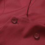 Men's Double Breasted Suit Vest with Scoop Neck